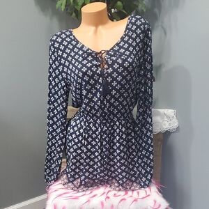 Cape Juby long sleeve romper M EUC